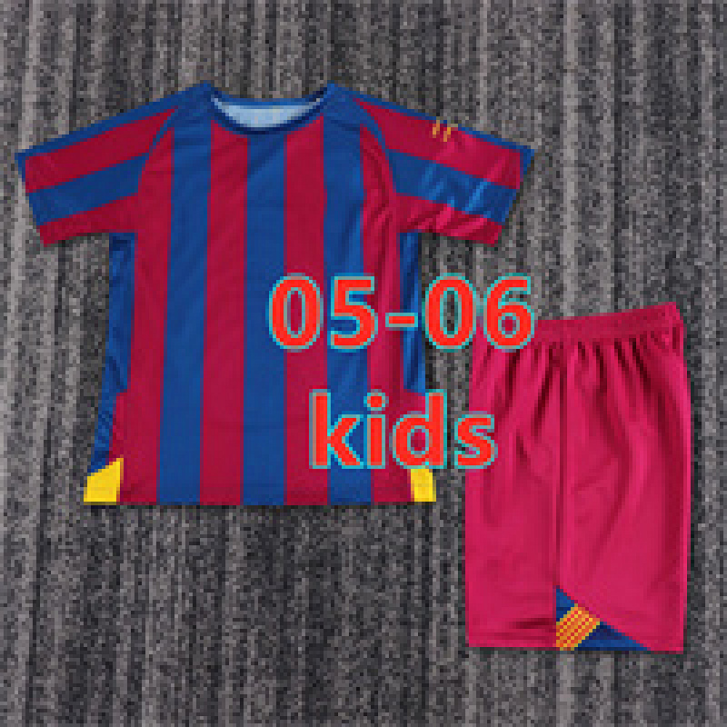 Barcelona Home Retro Kids Jersey+shorts Kit 16 -28