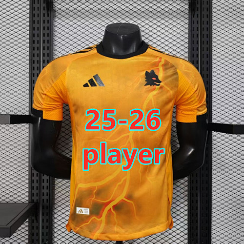 25-26 Roma Away Player Version Jersey S-2XL