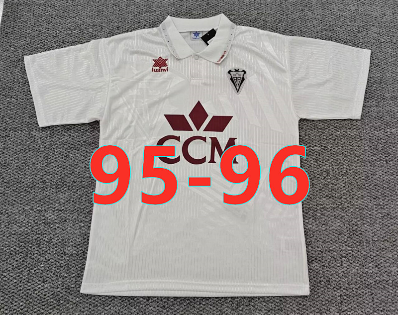 95-96 Albacete Home Retro Fans Version Jersey S-2XL