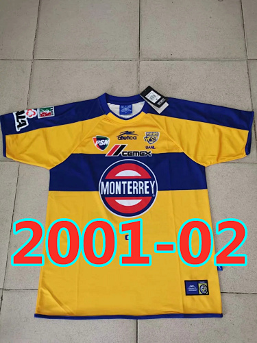 Tigres Uanl Retro TopThai Quality Home Jersey S-2XL