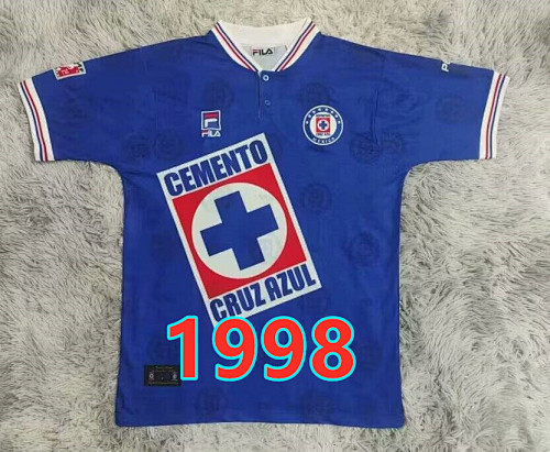 Cruz Azul Home Retro Fans Version Jersey S-2XL