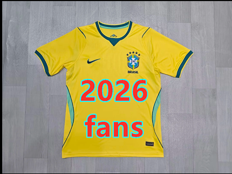 Brazil Home Fans 32 Teams Jersey S-4XL 32