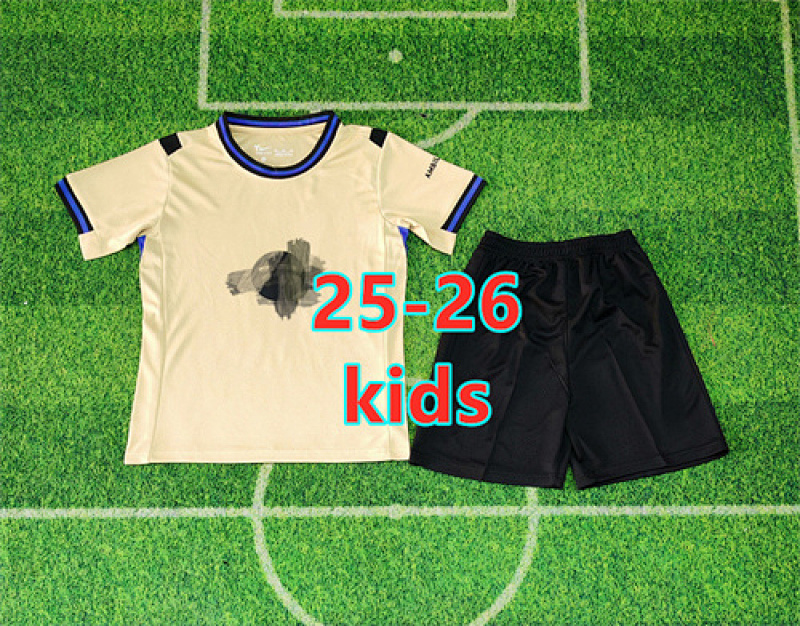 25-26 Barcelona Away Kids Jersey+shorts Kit 16 -28