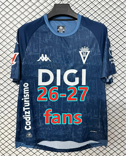 26-27 Cádiz Away Fans Version Jersey S-4XL
