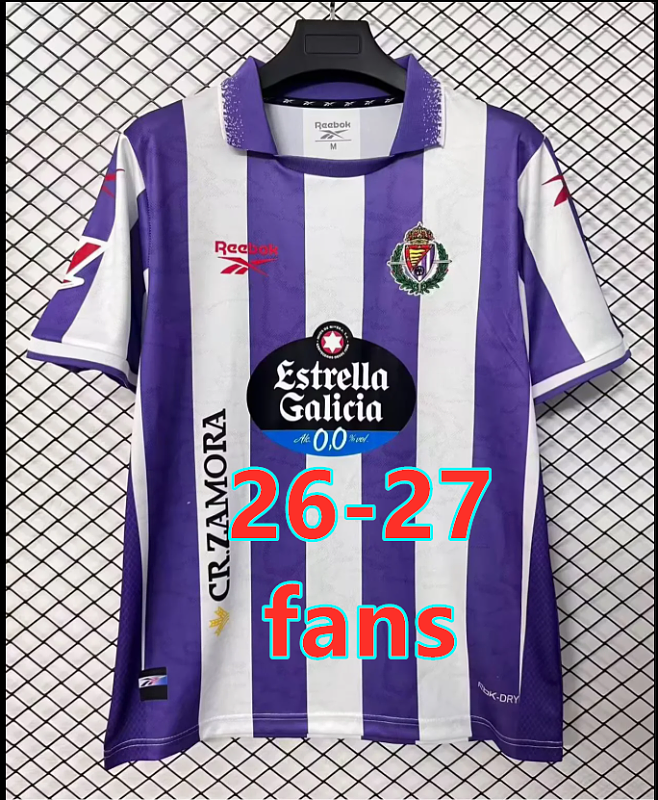 26-27 Real Valladolid Home Fans Version Jersey S-4XL