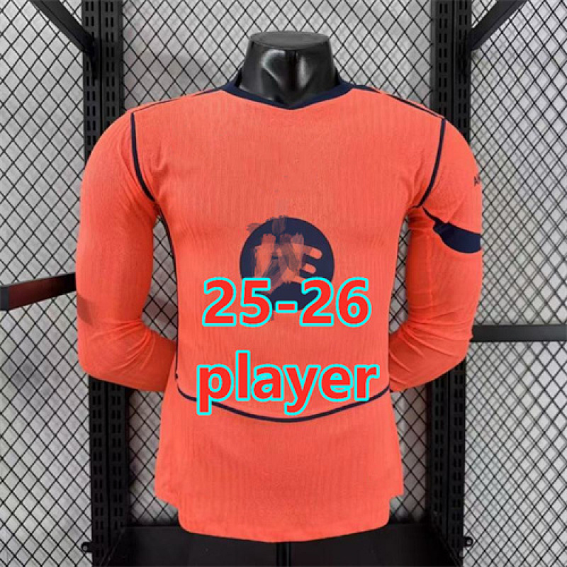 25-26 Barcelona Third Player Version Long Jersey S-3XL