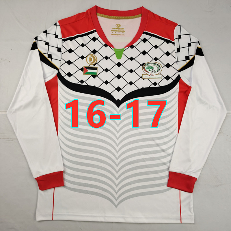 16-17 Palestino Retro Long Sleeve Jersey S-4XL