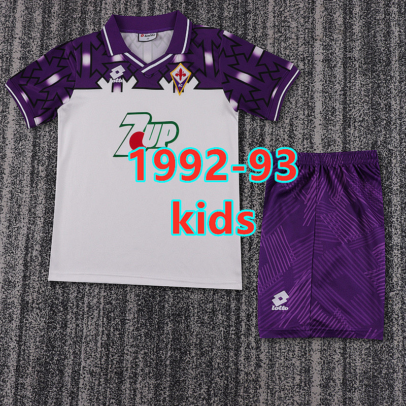 Fiorentina Away Retro Kids Jersey+shorts 16 -28