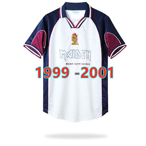 West Ham United Retro -2001 Away Jersey S-2XL