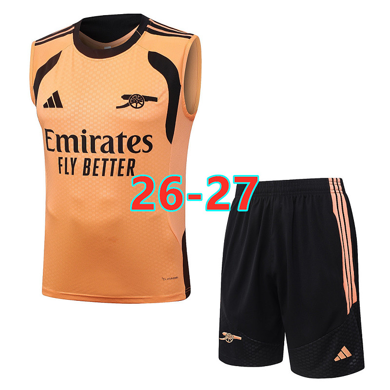 26-27 Arsenal Short Sleeve Vest Tracksuit S-2XL