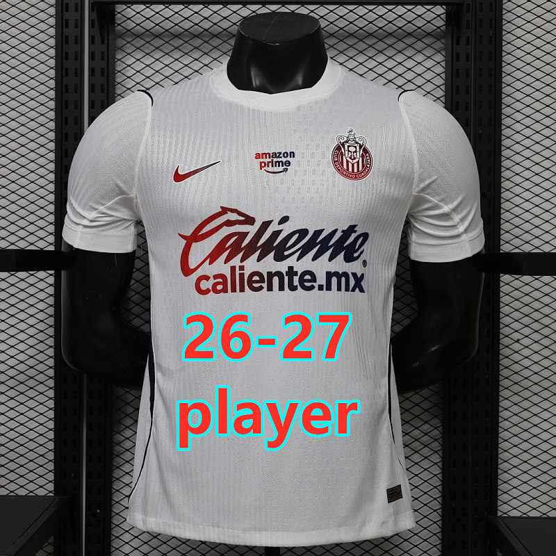 26-27 Chivas Away Player Version Jersey S-4XL