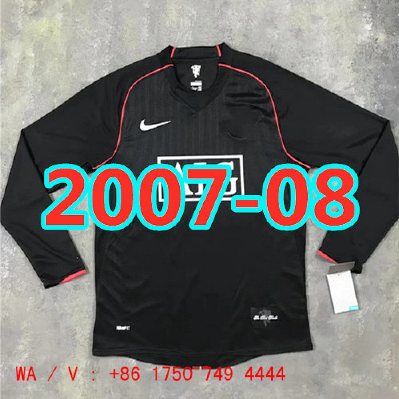 Manchester United Retro Long Sleeve Away Jersey S-2XL