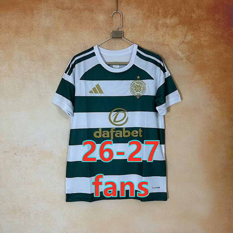 26-27 Celtic Home Fans Version Jersey S-4XL
