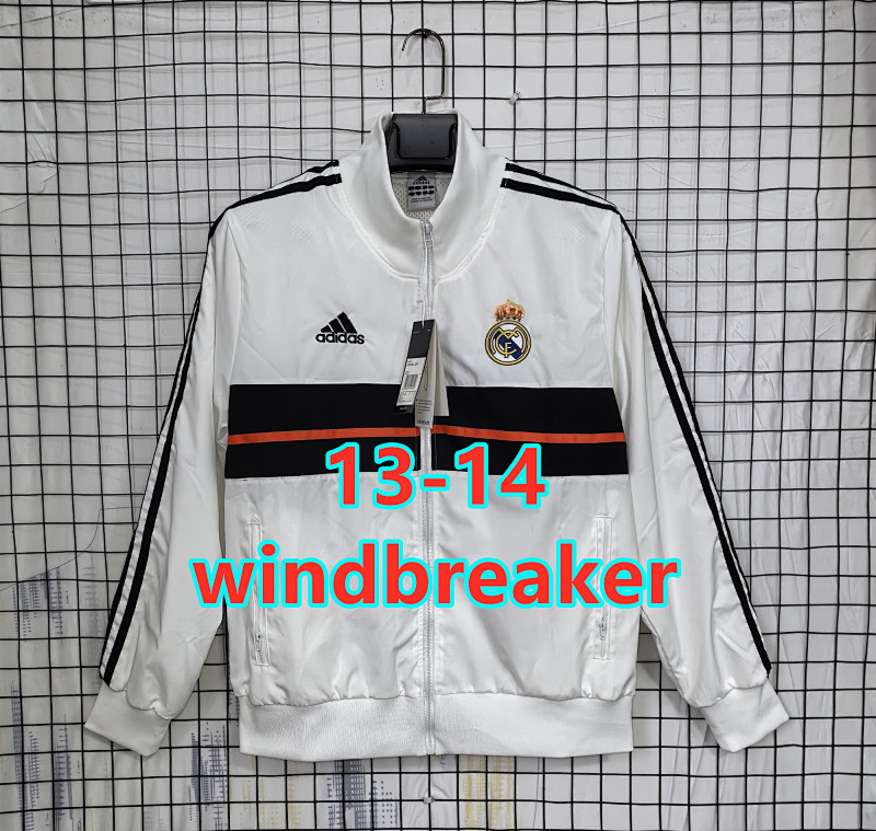 13-14 Real Madrid Retro Windbreaker S-2XL