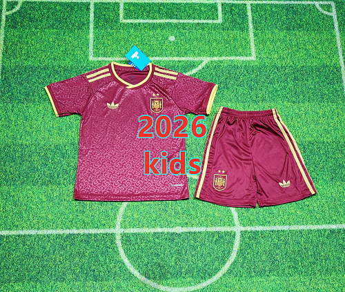 Spain Third Kids With 2 Stars Kit 16 -28