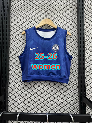 25-26 Chelsea Home Women Vest Jersey S-Xl