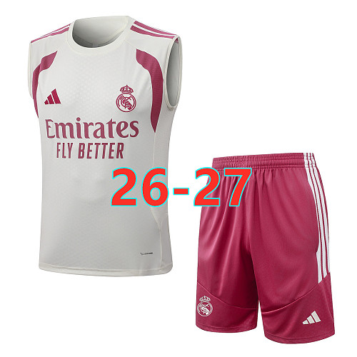 26-27 Real Madrid Vest Tracksuit S-2XL