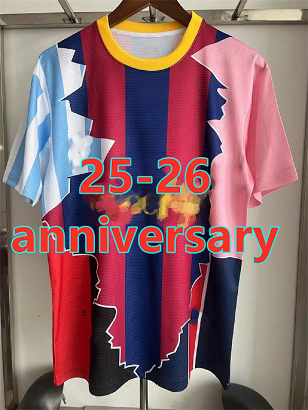 25-26 Barcelona Anniversary Fans Version Jersey S-4XL