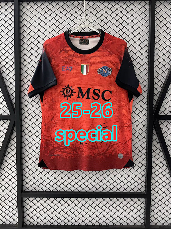 25-26 Napoli Special Fans Version Jersey S-4XL