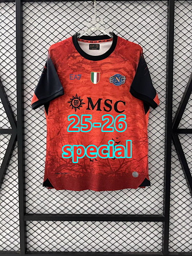 25-26 Napoli Special Fans Version Jersey S-4XL