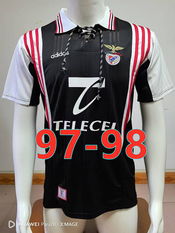 97-98 Benfica Away Retro Jersey S-2XL