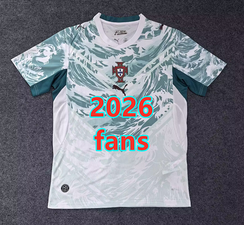 Portugal Away Fans Version Jersey S-4XL