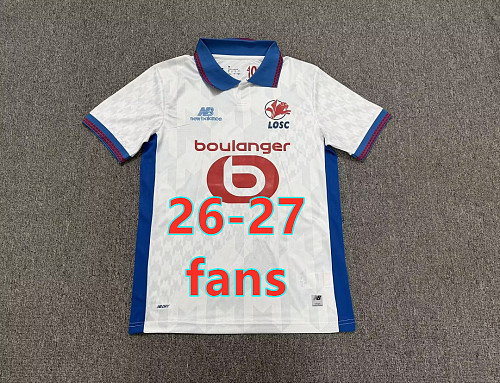 26-27 Lille Away Fans Version Jersey S-4XL