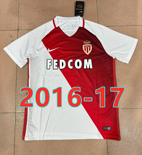 AS Monaco Home Retro Jersey S-2XL