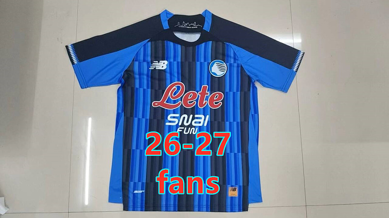 26-27 Atalanta Home Fans Version Jersey S-4XL