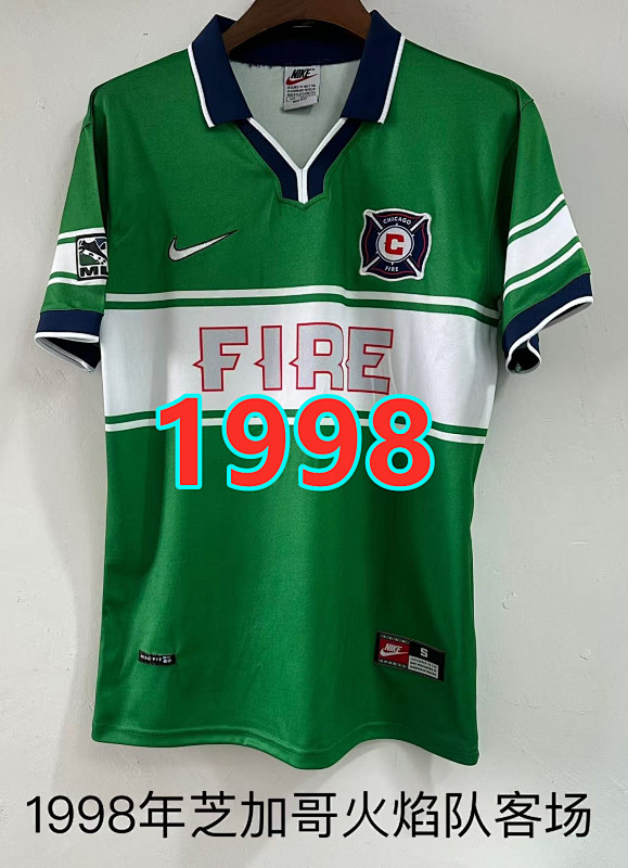Chicago Fire Away Retro Jersey S-2XL
