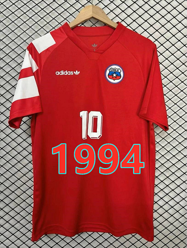 Chile Home Retro Fans Version Jersey S-4XL