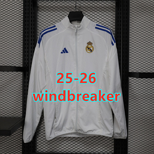 25-26 Real Madrid Windbreaker S-2XL