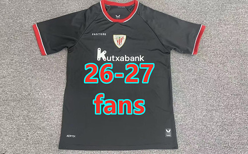 26-27 Athletic Bilbao Away Fans Version Jersey S-4XL