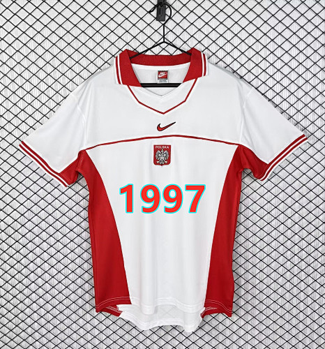 Poland Home Retro Fans Version Jersey S-2XL