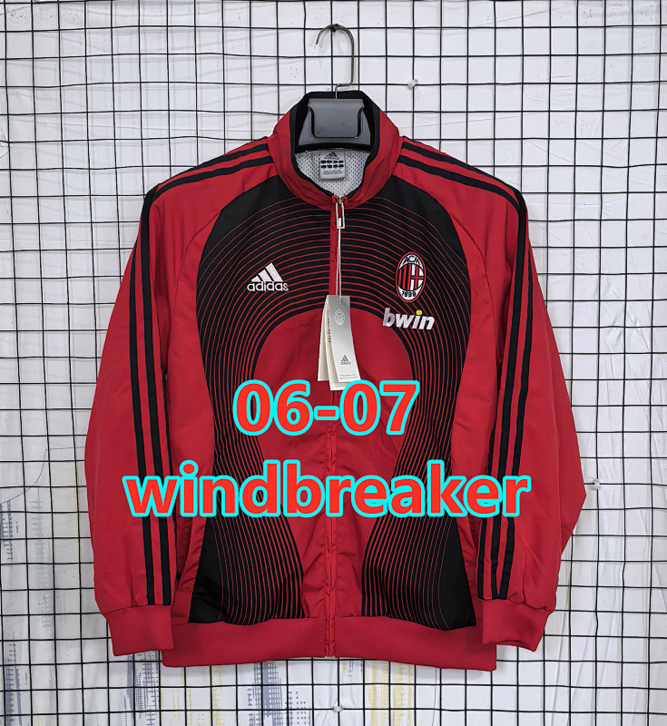 06-07 AC Milan Retro Windbreaker S-2XL AC