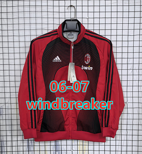 06-07 AC Milan Retro Windbreaker S-2XL AC