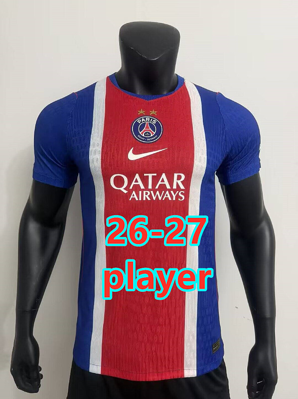 Balenciaga 26-27 Paris Psg Home Player Version With 2 Stars Jersey S-4XL