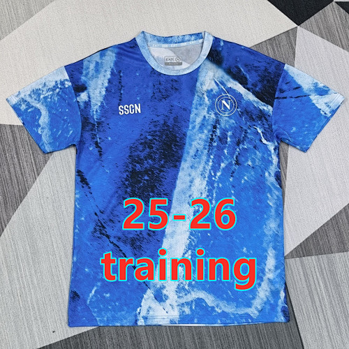 25-26 Napoli Training Fans Version Jersey S-4XL