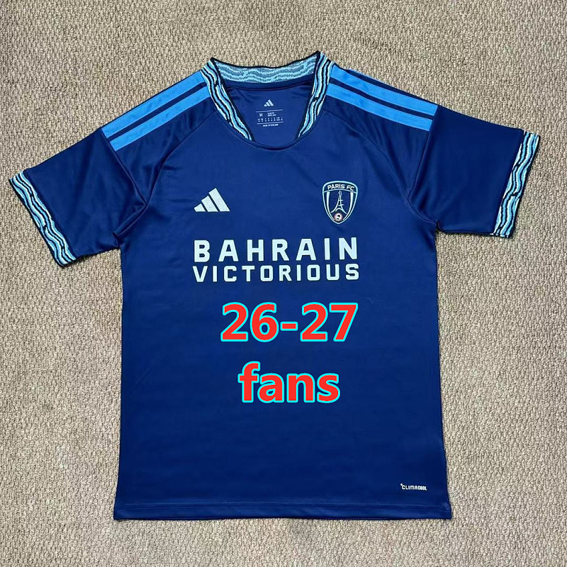 Balenciaga 26-27 Paris FC Home Fans Version Jersey S-4XL FC
