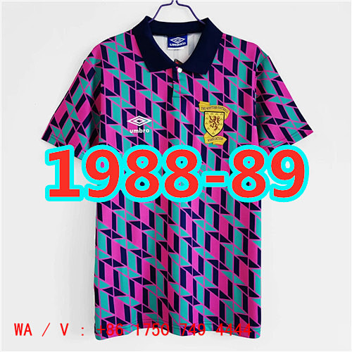 Scotland Retro TopThai Quality Away Jersey S-4XL