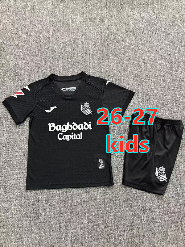 26-27 Real Sociedad Away Kids Jersey+shorts Kit 16 -28