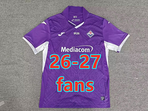 26-27 Fiorentina Home Fans Version Jersey S-4XL