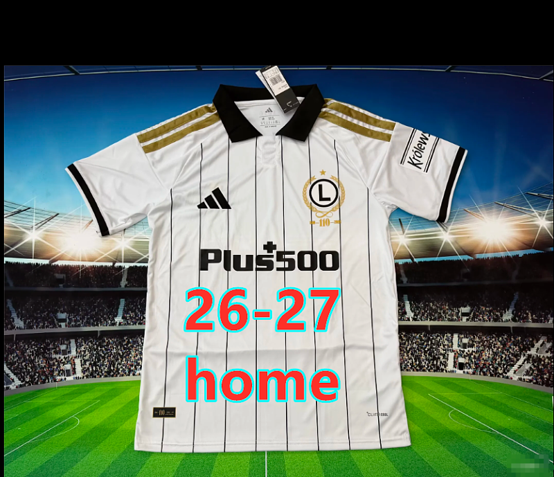 26-27 Legia Warszawa Home Fans Version Jersey S-4XL