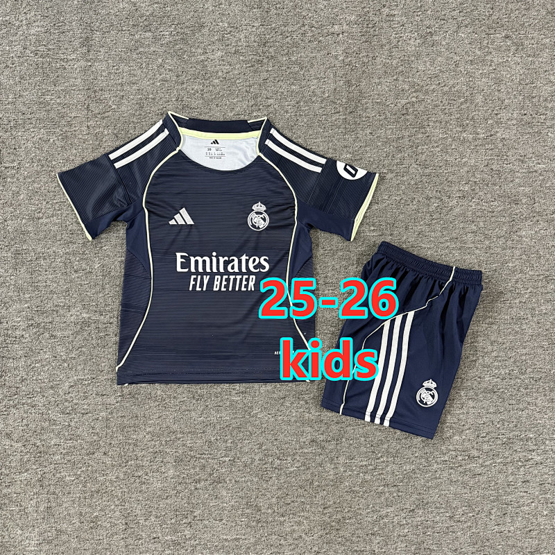25-26 Real Madrid Special Kids Jersey+shorts Kit 16 -28