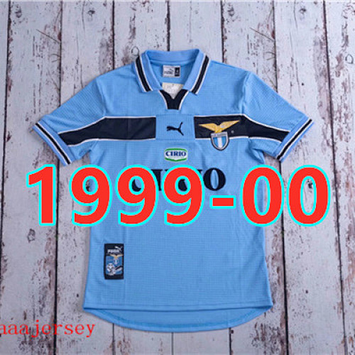 Lazio Retro Home Jersey S-2XL