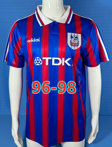 96-98 Crystal Palace Home Retro Fans Version Jersey S-2XL