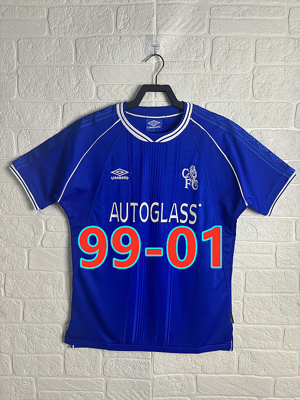 99-01 Chelsea Home Retro Jersey S-2XL 99-01