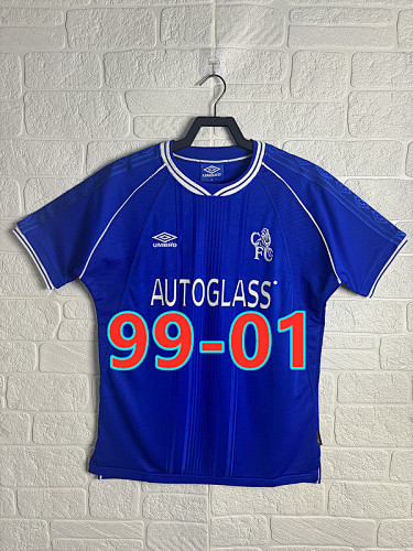 99-01 Chelsea Home Retro Jersey S-2XL 99-01