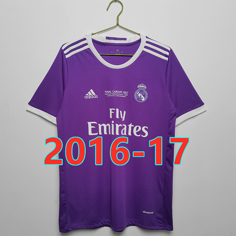 Real Madrid Retro TopThai Quality Away Jersey S-4XL