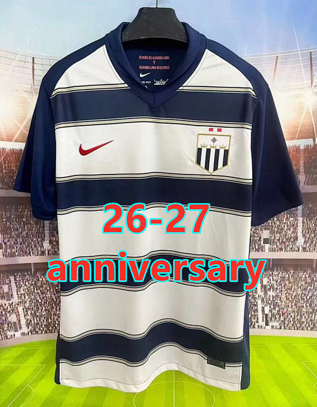 26-27 Alianza Lima Anniversary Fans Jersey S-4XL